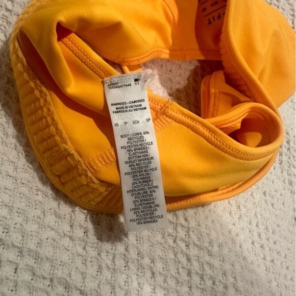 Nike Dri Fit XS Orange Women's Medium-Support 1-Piece Pad Sports Bra - Picture 6 of 7